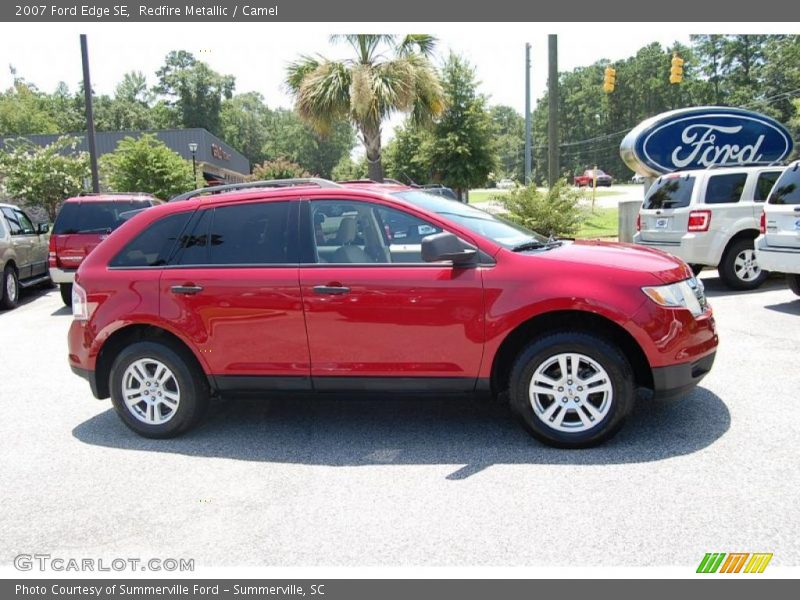 Redfire Metallic / Camel 2007 Ford Edge SE