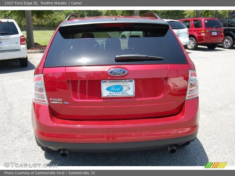 Redfire Metallic / Camel 2007 Ford Edge SE