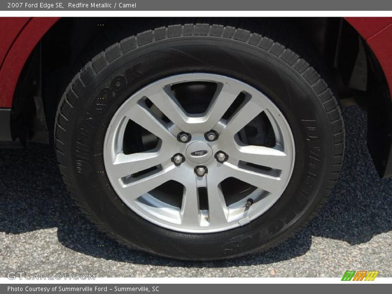 Redfire Metallic / Camel 2007 Ford Edge SE