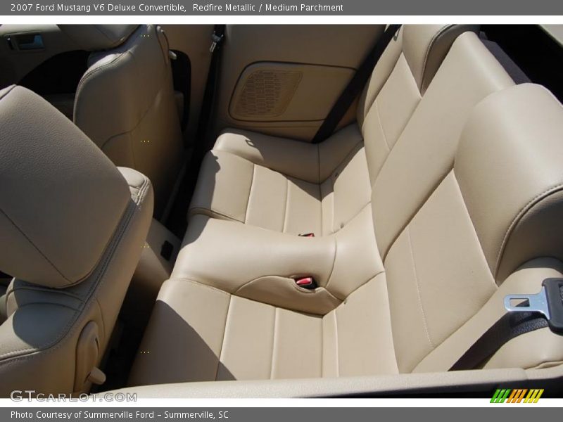 Redfire Metallic / Medium Parchment 2007 Ford Mustang V6 Deluxe Convertible