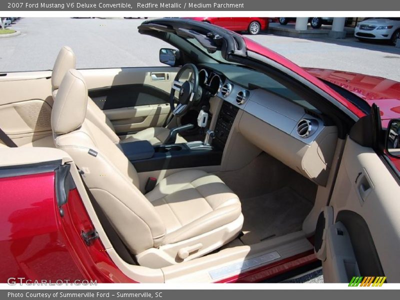 Redfire Metallic / Medium Parchment 2007 Ford Mustang V6 Deluxe Convertible