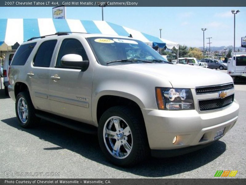 Gold Mist Metallic / Light Cashmere/Ebony 2007 Chevrolet Tahoe LT 4x4