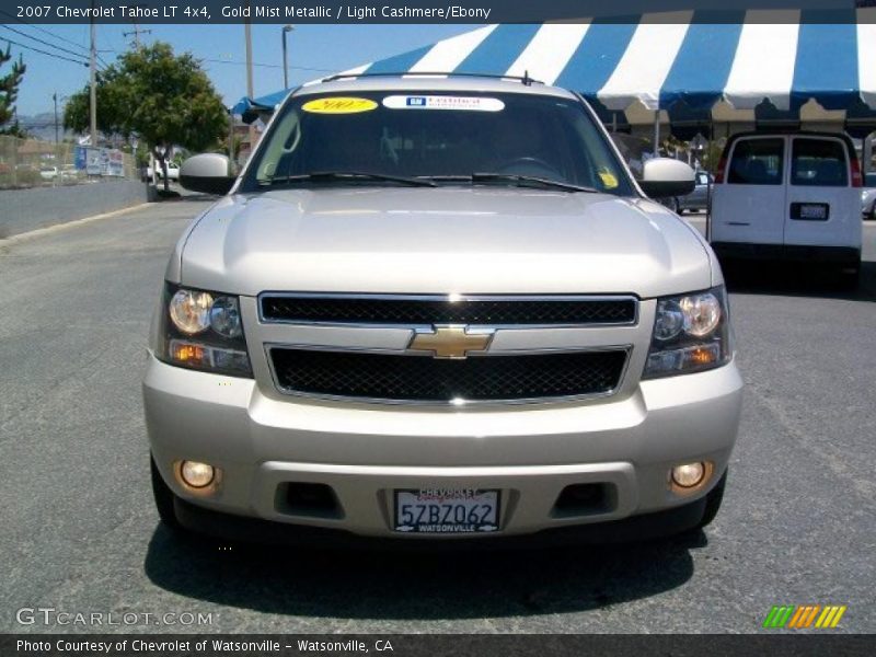 Gold Mist Metallic / Light Cashmere/Ebony 2007 Chevrolet Tahoe LT 4x4