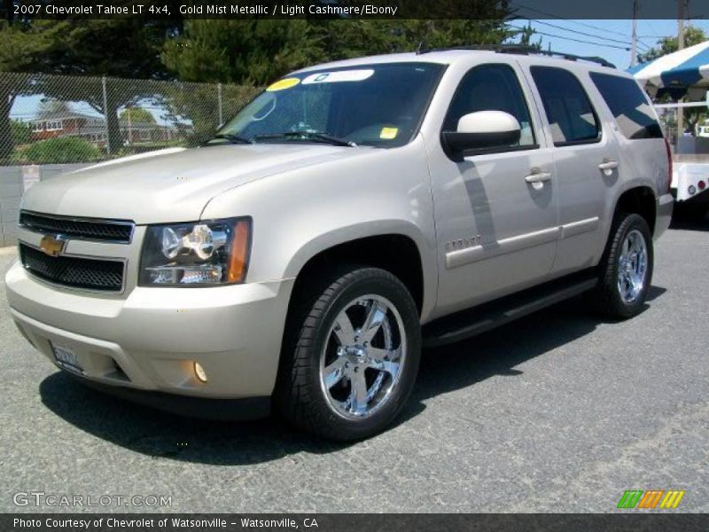 Gold Mist Metallic / Light Cashmere/Ebony 2007 Chevrolet Tahoe LT 4x4
