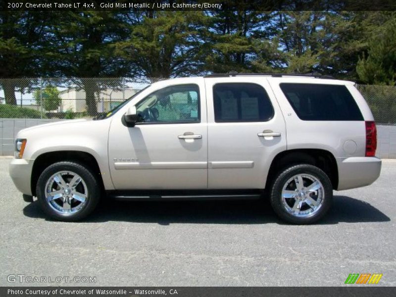 Gold Mist Metallic / Light Cashmere/Ebony 2007 Chevrolet Tahoe LT 4x4