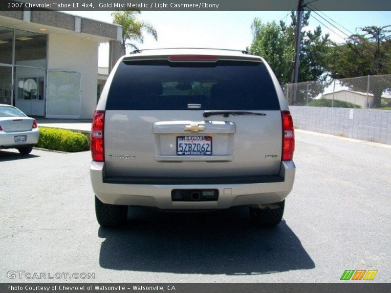 Gold Mist Metallic / Light Cashmere/Ebony 2007 Chevrolet Tahoe LT 4x4