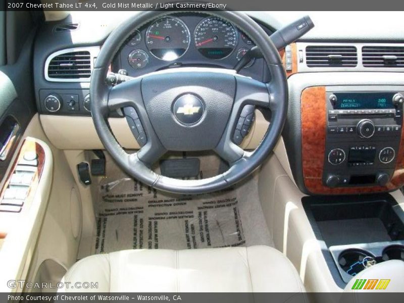 Gold Mist Metallic / Light Cashmere/Ebony 2007 Chevrolet Tahoe LT 4x4