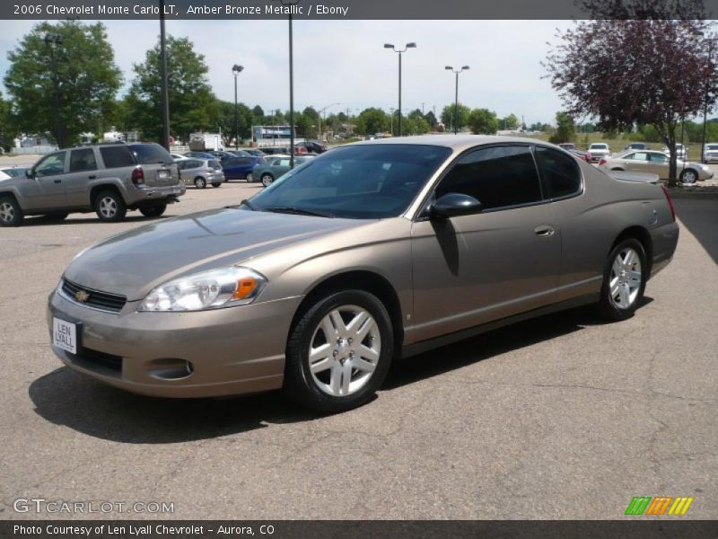 Amber Bronze Metallic / Ebony 2006 Chevrolet Monte Carlo LT