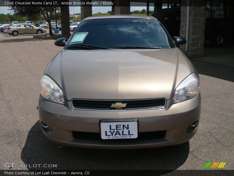 Amber Bronze Metallic / Ebony 2006 Chevrolet Monte Carlo LT