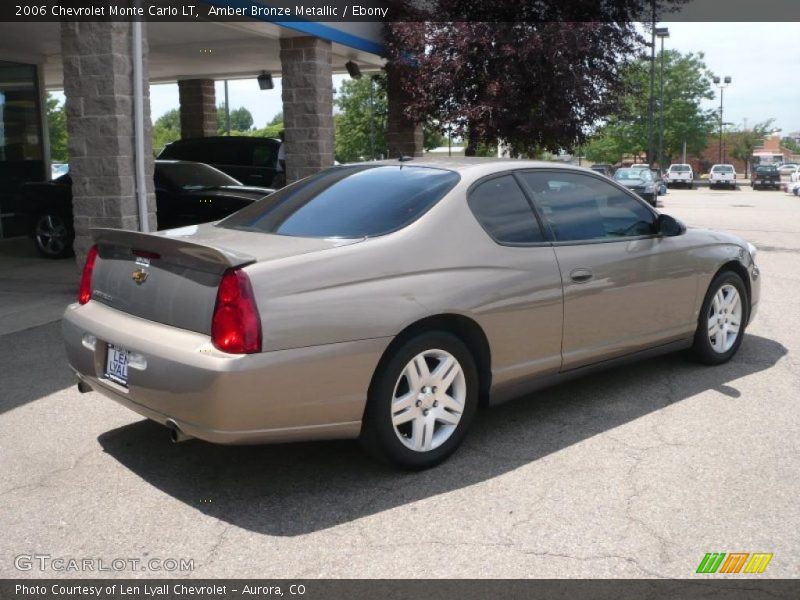 Amber Bronze Metallic / Ebony 2006 Chevrolet Monte Carlo LT