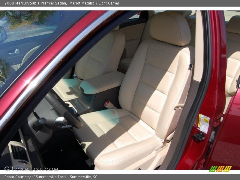 Merlot Metallic / Light Camel 2008 Mercury Sable Premier Sedan