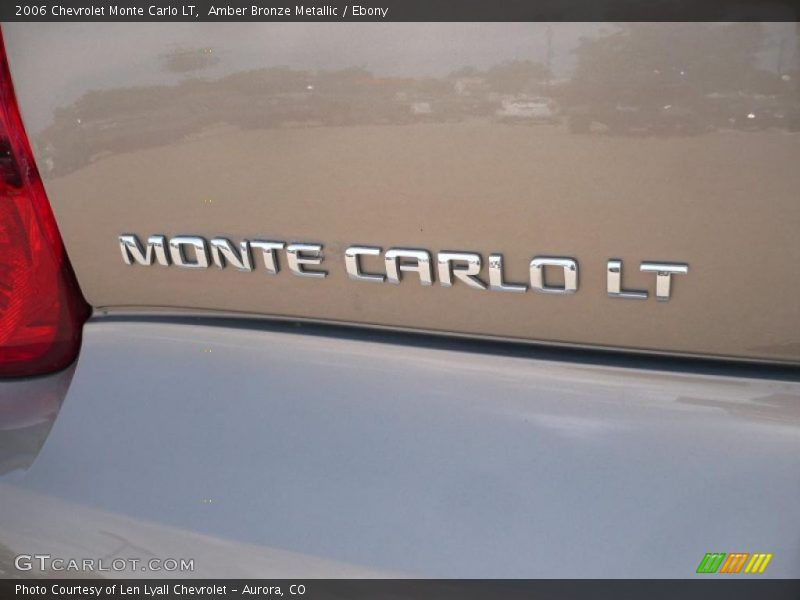 Amber Bronze Metallic / Ebony 2006 Chevrolet Monte Carlo LT