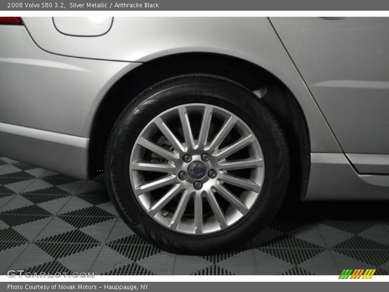 Silver Metallic / Anthracite Black 2008 Volvo S80 3.2