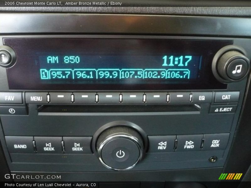Amber Bronze Metallic / Ebony 2006 Chevrolet Monte Carlo LT