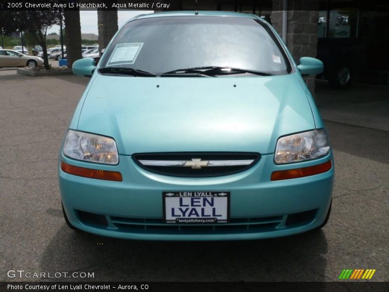 Aqua Metallic / Gray 2005 Chevrolet Aveo LS Hatchback