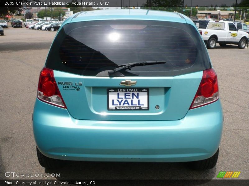 Aqua Metallic / Gray 2005 Chevrolet Aveo LS Hatchback