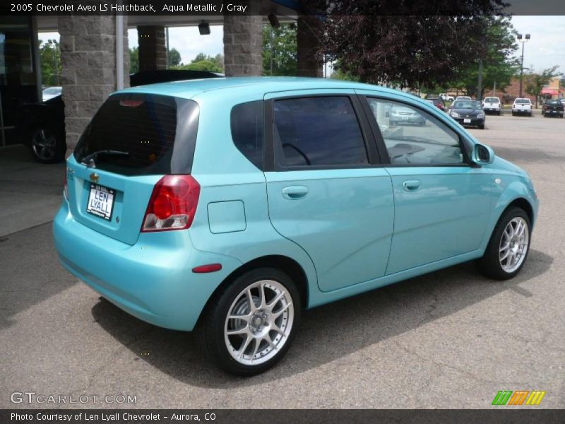 Aqua Metallic / Gray 2005 Chevrolet Aveo LS Hatchback