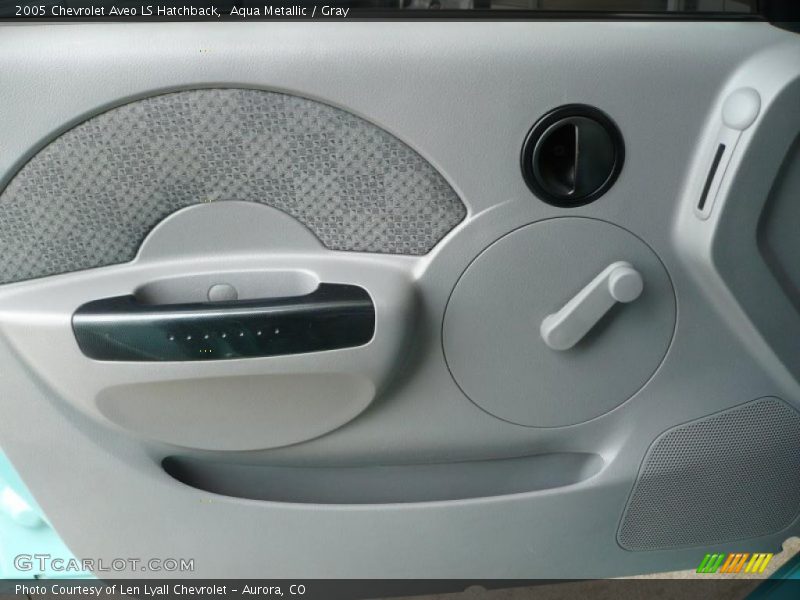 Aqua Metallic / Gray 2005 Chevrolet Aveo LS Hatchback