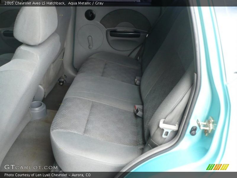 Aqua Metallic / Gray 2005 Chevrolet Aveo LS Hatchback