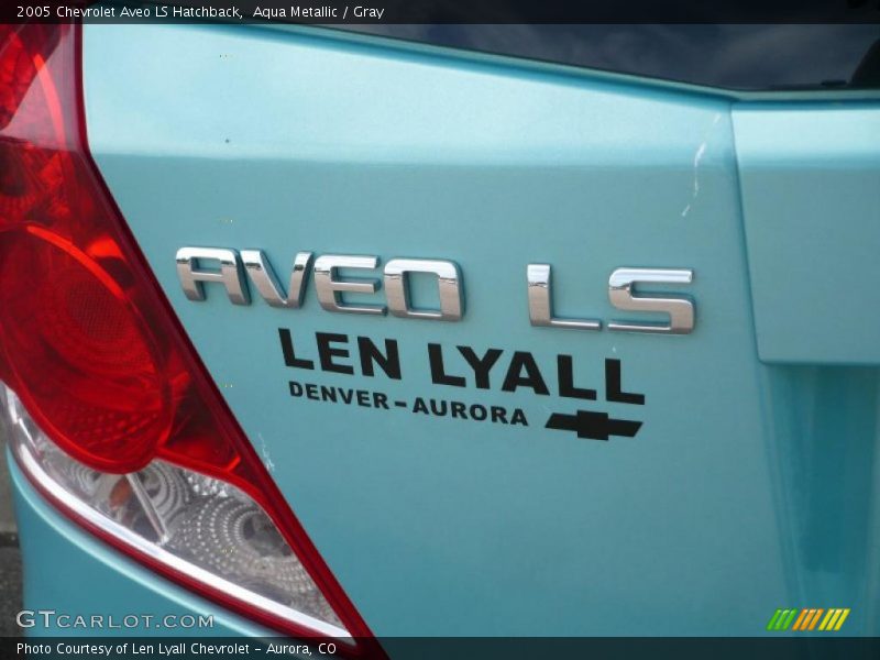 Aqua Metallic / Gray 2005 Chevrolet Aveo LS Hatchback