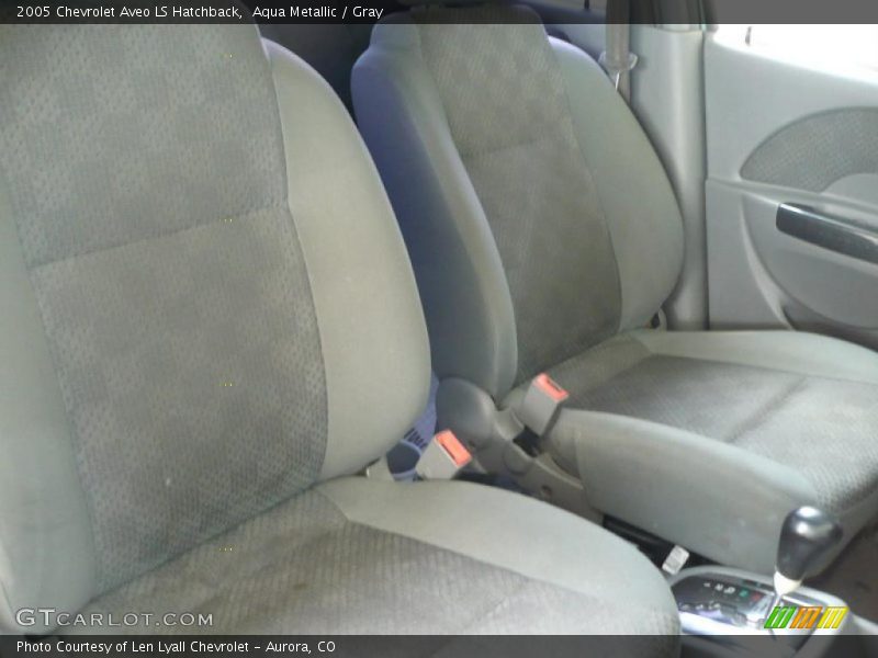 Aqua Metallic / Gray 2005 Chevrolet Aveo LS Hatchback