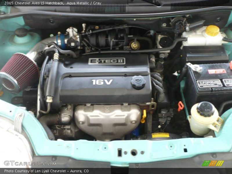  2005 Aveo LS Hatchback Engine - 1.6L DOHC 16V 4 Cylinder