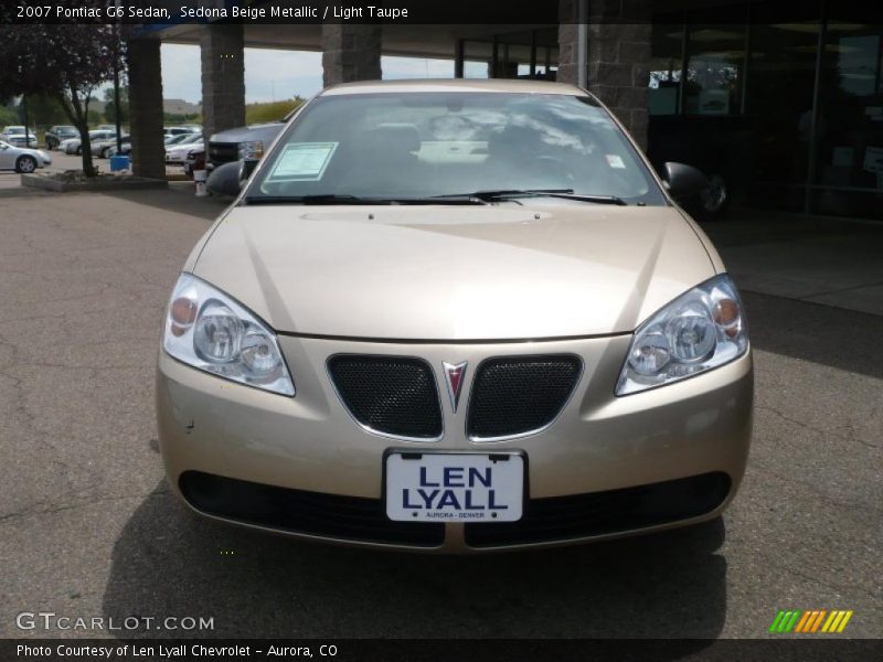 Sedona Beige Metallic / Light Taupe 2007 Pontiac G6 Sedan