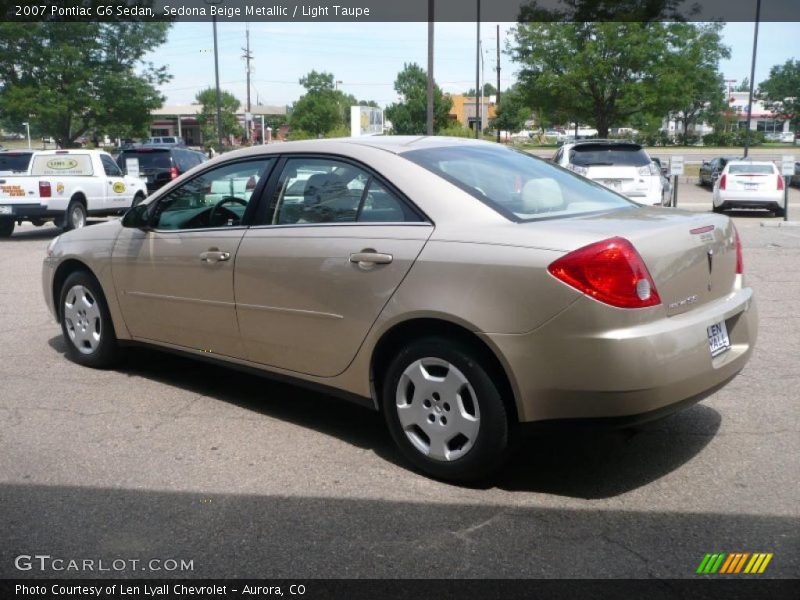 Sedona Beige Metallic / Light Taupe 2007 Pontiac G6 Sedan
