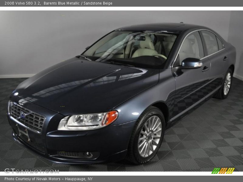 Barents Blue Metallic / Sandstone Beige 2008 Volvo S80 3.2