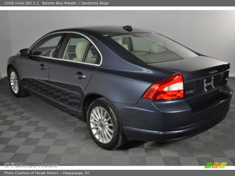 Barents Blue Metallic / Sandstone Beige 2008 Volvo S80 3.2