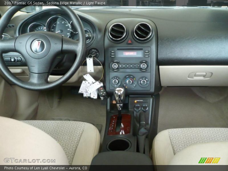 Sedona Beige Metallic / Light Taupe 2007 Pontiac G6 Sedan