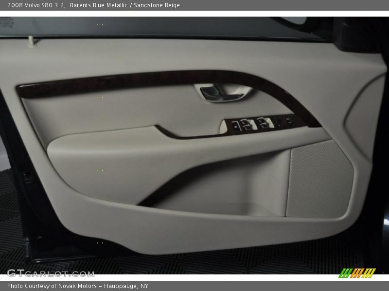 Barents Blue Metallic / Sandstone Beige 2008 Volvo S80 3.2