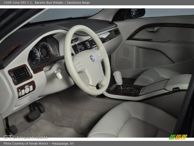 Barents Blue Metallic / Sandstone Beige 2008 Volvo S80 3.2