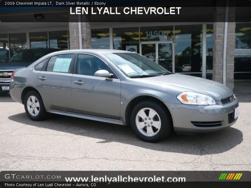 Dark Silver Metallic / Ebony 2009 Chevrolet Impala LT