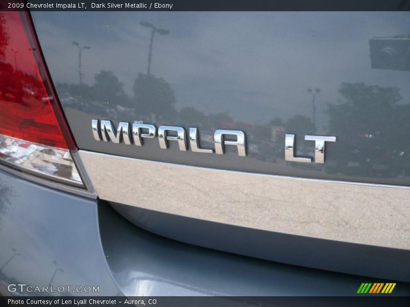 Dark Silver Metallic / Ebony 2009 Chevrolet Impala LT