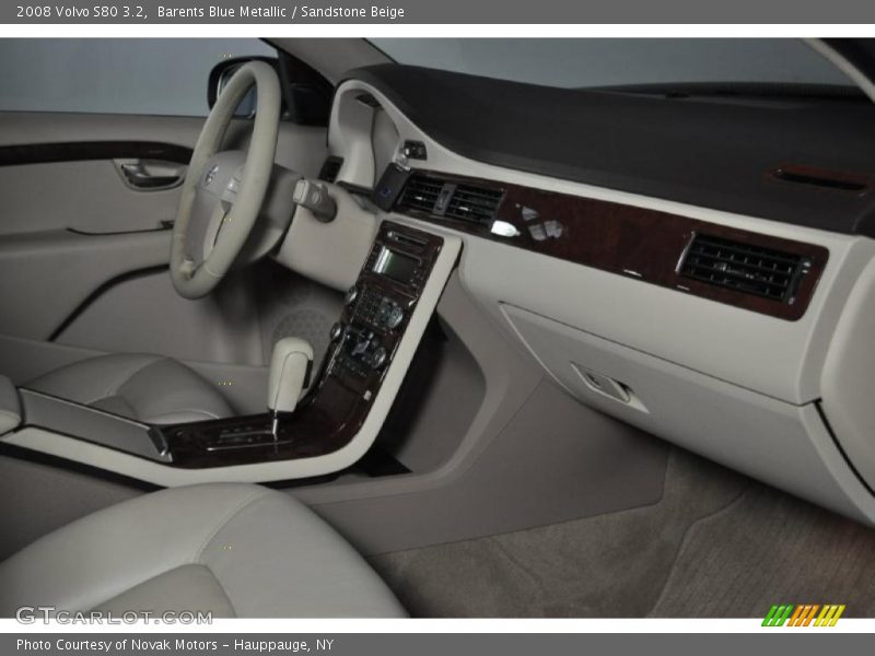 Barents Blue Metallic / Sandstone Beige 2008 Volvo S80 3.2