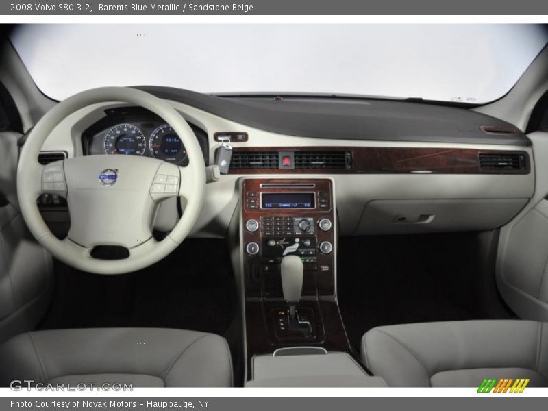 Barents Blue Metallic / Sandstone Beige 2008 Volvo S80 3.2