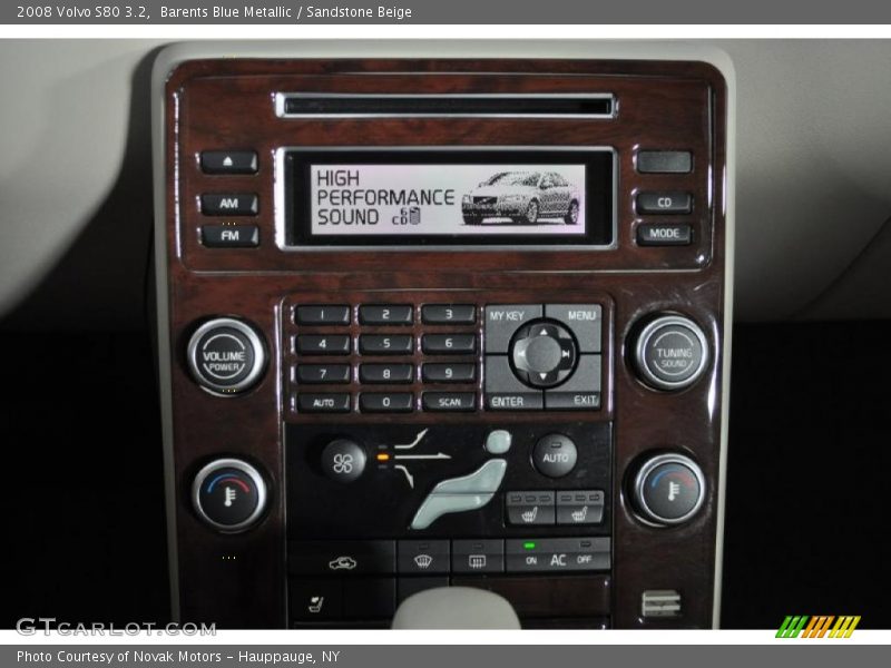 Barents Blue Metallic / Sandstone Beige 2008 Volvo S80 3.2