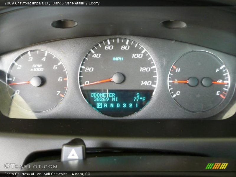 Dark Silver Metallic / Ebony 2009 Chevrolet Impala LT