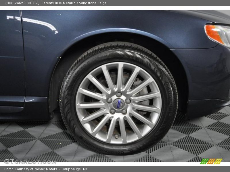 Barents Blue Metallic / Sandstone Beige 2008 Volvo S80 3.2