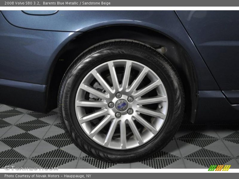 Barents Blue Metallic / Sandstone Beige 2008 Volvo S80 3.2