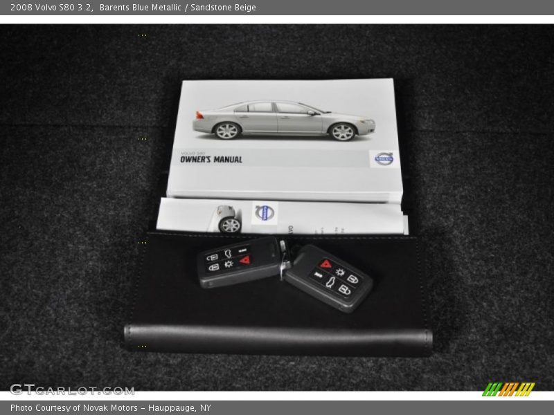 Barents Blue Metallic / Sandstone Beige 2008 Volvo S80 3.2
