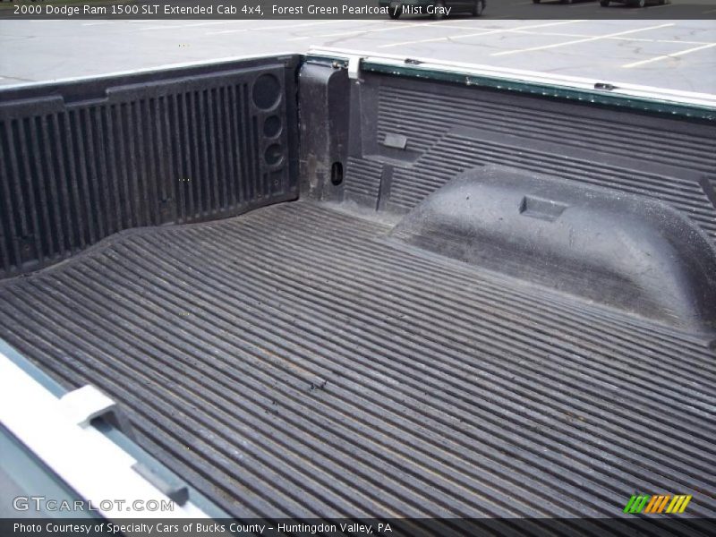 Forest Green Pearlcoat / Mist Gray 2000 Dodge Ram 1500 SLT Extended Cab 4x4
