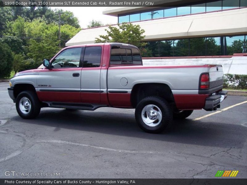 Radiant Fire Pearl / Gray 1998 Dodge Ram 1500 Laramie SLT Extended Cab 4x4