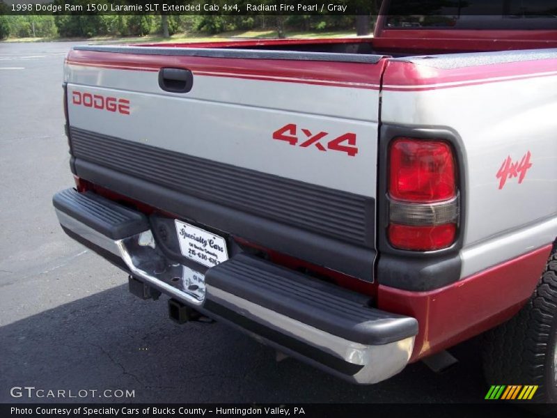 Radiant Fire Pearl / Gray 1998 Dodge Ram 1500 Laramie SLT Extended Cab 4x4