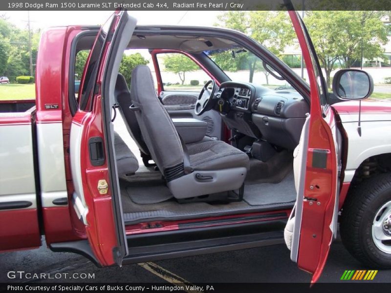 Radiant Fire Pearl / Gray 1998 Dodge Ram 1500 Laramie SLT Extended Cab 4x4