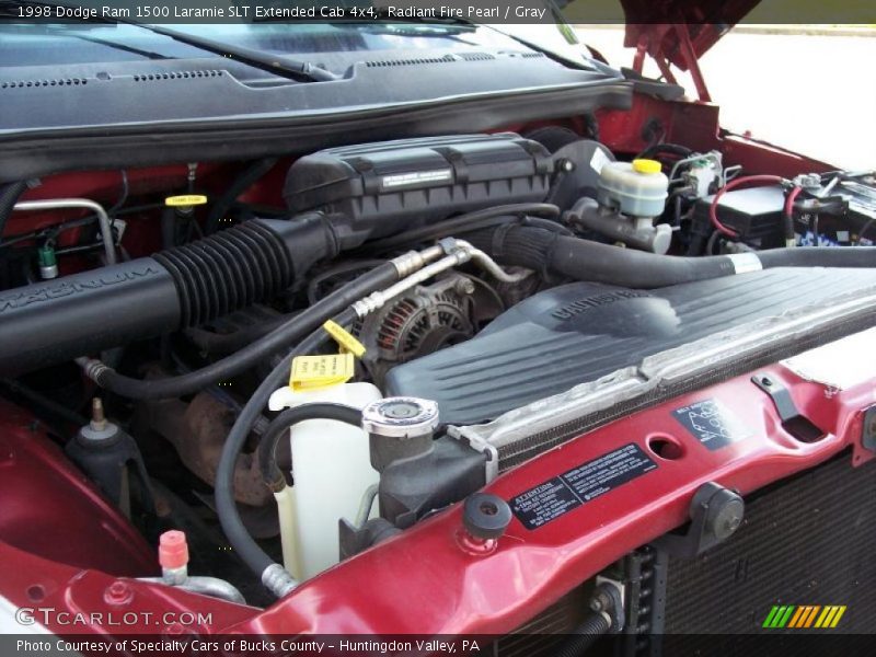 Radiant Fire Pearl / Gray 1998 Dodge Ram 1500 Laramie SLT Extended Cab 4x4