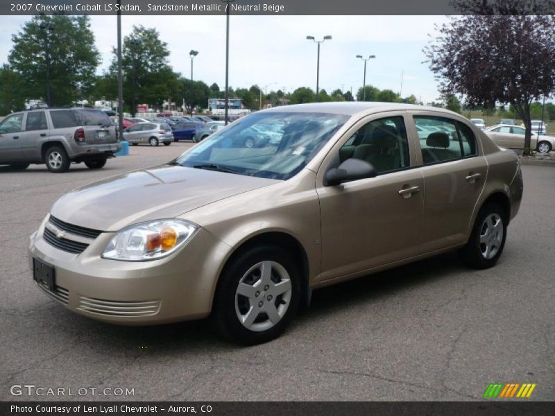 Sandstone Metallic / Neutral Beige 2007 Chevrolet Cobalt LS Sedan
