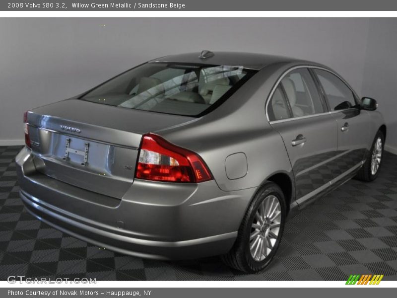 Willow Green Metallic / Sandstone Beige 2008 Volvo S80 3.2