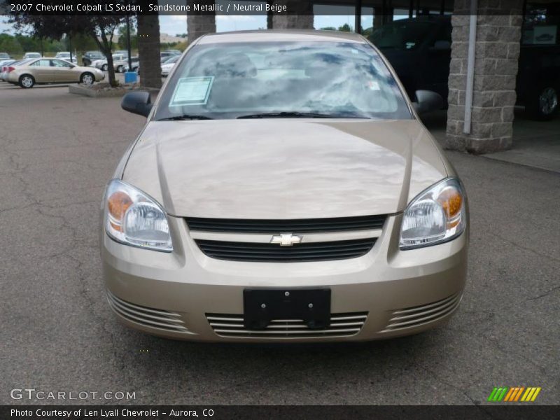 Sandstone Metallic / Neutral Beige 2007 Chevrolet Cobalt LS Sedan